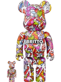 BE@RBRICK figure: Romero Britto Heart