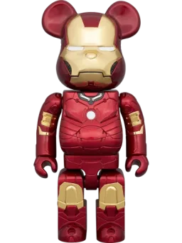 BE@RBRICK figure: Royal Selangor Iron Man Mark III