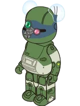 BE@RBRICK figure: ROTE'KA CIRCUS CLOWN JOKER (Series 35) #12