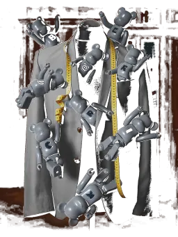 BE@RBRICK figure: BASIC (Gray Tailor) (Series 46) #1