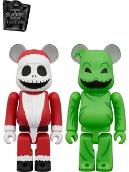 BE@RBRICK figure: Santa Jack & Oogie Boogie 2pcs