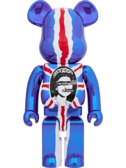 BE@RBRICK figure: Sex Pistols "God Save The Queen" Chrome Ver.