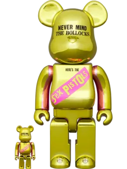 BE@RBRICK figure: Sex Pistols "NEVER MIND THE BOLLOCKS" Chrome Ver.