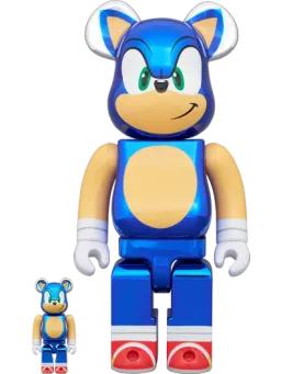BE@RBRICK figure: SONIC THE HEDGEHOG CHROME Ver.