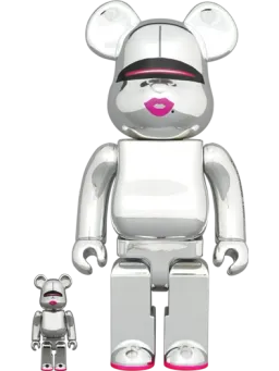 BE@RBRICK figure: SORAYAMA × 2G SILVER Ver.