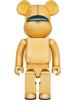 BE@RBRICK figure: Sorayama Sexy Robot Gold Be@rbrick