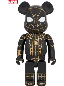 BE@RBRICK figure: Spider-Man Black & Gold Suit