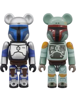 BE@RBRICK figure: 2 Pack Jango Fett(tm) & Boba Fett(tm)