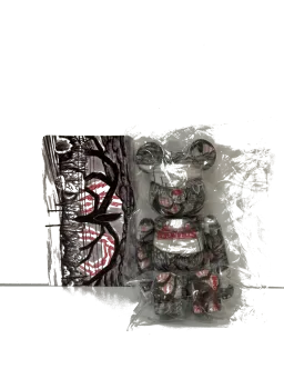 BE@RBRICK figure: Stranger Things Variant - Bearbrick Series 44 - Medicom Toys