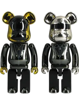 BE@RBRICK figure: Superalloy Daft Punk (Random Access Memories Ver.) 2 Pack Black