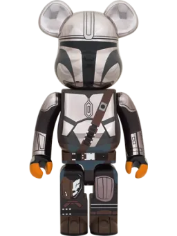 BE@RBRICK figure: THE MANDALORIAN CHROME Ver.