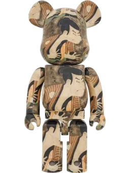 BE@RBRICK figure: Toshusai Sharaku "Actor Otani Oniji Ⅲ as the Footman (Yakko) Edohei" Bearbrick