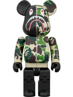 BE@RBRICK figure: × Transformers Optimus Prime Bape(r) Camo Shark
