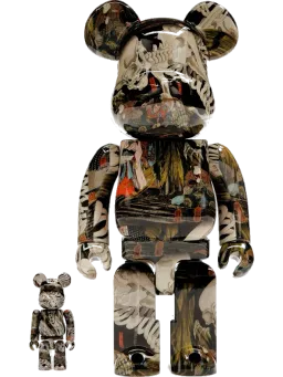 BE@RBRICK figure: Utagawa Kuniyoshi (The Haunted Old Palace at Soma)