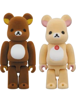 BE@RBRICK figure: & Korilakkuma Flocked