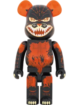 BE@RBRICK figure: ゴジラVSデストロイア版 ゴジラ (メルトダウン：クリアオレンジVer.)