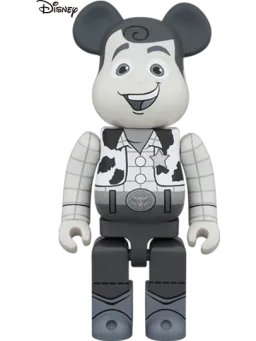BE@RBRICK figure: WOODY B&W Ver.