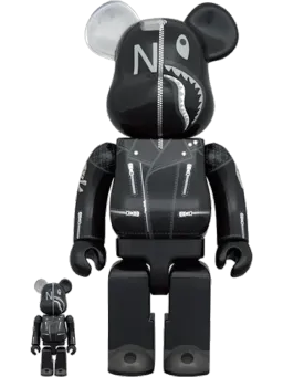 BE@RBRICK figure: x A Bathing Ape x Neighborhood