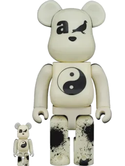 BE@RBRICK figure: x atmos x Staple #4 & Set Glow
