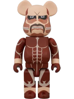 BE@RBRICK figure: x Attack On Titan Super Large Giant Brown