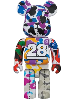 BE@RBRICK figure: x BAPE 28th Anniversary Camo #2