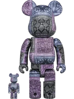 BE@RBRICK figure: x BAPE Black Bandana