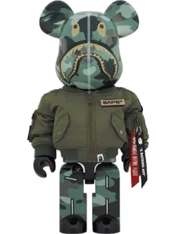 BE@RBRICK figure: x Bape x Alpha Industries