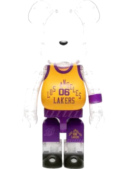 BE@RBRICK figure: x Bodega x NBA Worldwide Respect Los Angeles Lakers
