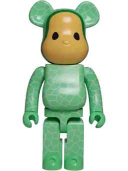 BE@RBRICK figure: x CLOT Melon Green