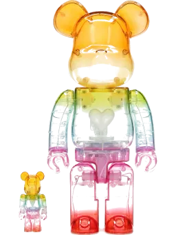 BE@RBRICK figure: x Emotionally Unavailable Gradient Heart & Set Multi