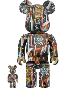 BE@RBRICK figure: x Jean-Michel Basquiat #11
