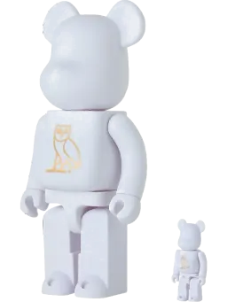 BE@RBRICK figure: x OVO & Set Pearl White