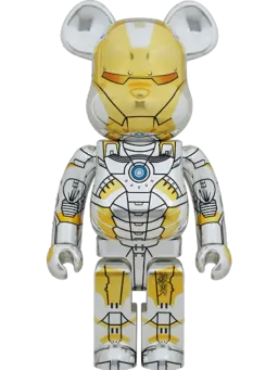 BE@RBRICK figure: x Sorayama x Marvel Iron Man