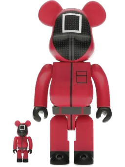 BE@RBRICK figure: x Squid Game Guard (Square)