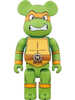 BE@RBRICK figure: x Teenage Mutant Ninja Turtles Michelangelo Multi