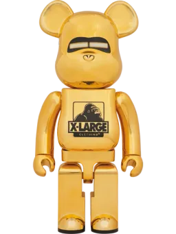 BE@RBRICK figure: Xlarge(r) × Hajime Sorayama Gold