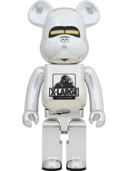 BE@RBRICK figure: Xlarge(r) × Hajime Sorayama Silver